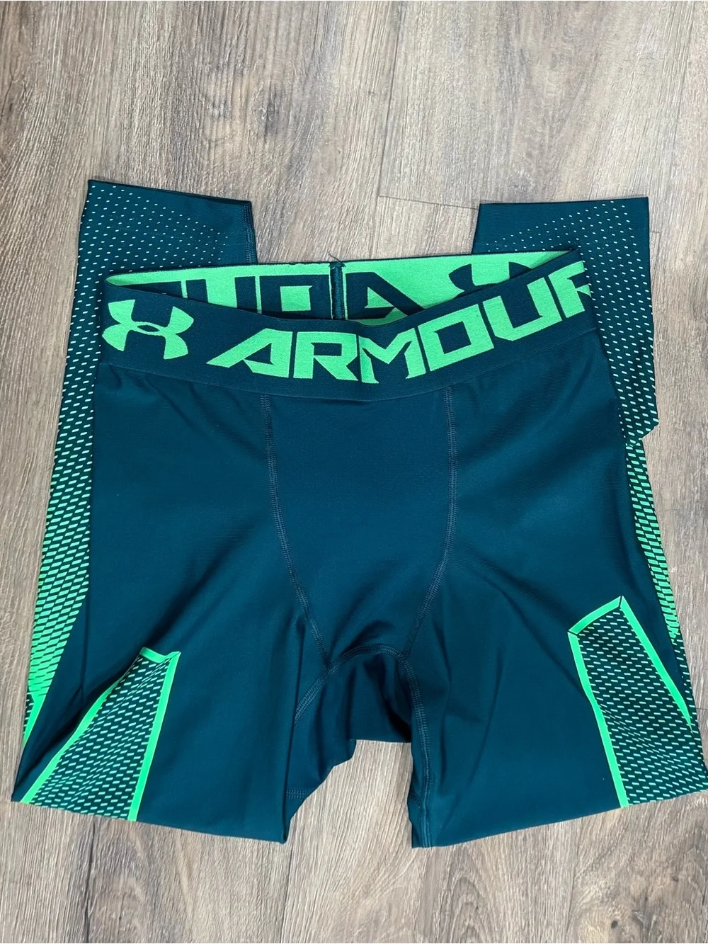 Under Armour Compression Leggings Teal Medium